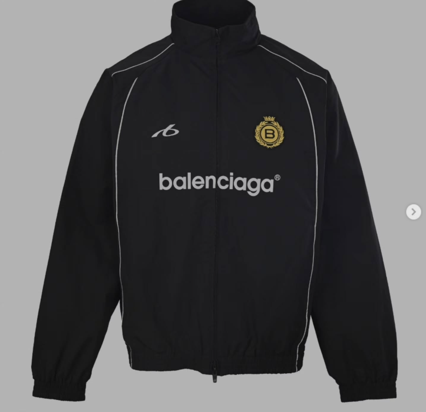 Giacca tuta Balenciaga Soccer nera